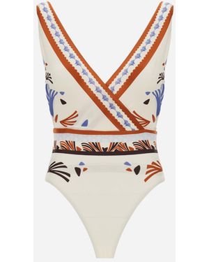 Herno One-Piece Swimsuit - White