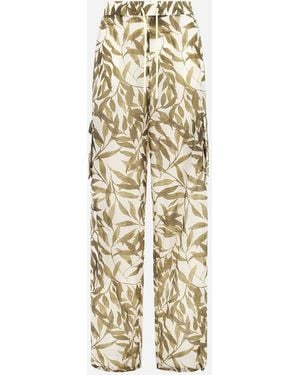 Herno Trousers - Metallic