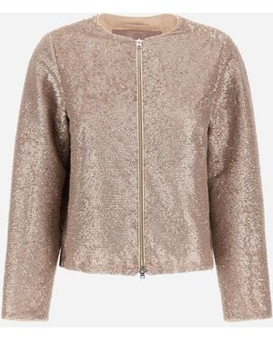 Herno Resort Bomber Jacket - Natural