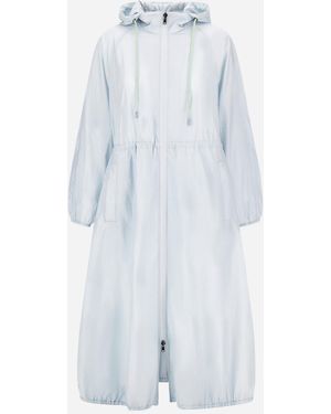 Herno Shiny Tech Crinkle Parka - Blue