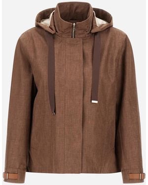 Herno A-Shape Jacket - Brown