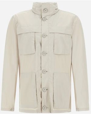 Herno Ultralight Crease Field Jacket - White