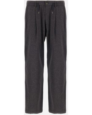 Herno Resort Wool Knickerbocker Trousers - Grey