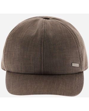 Herno Baseball Cap - Brown