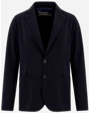 Herno Light Scuba Blazer - Blue