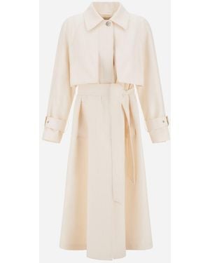 Herno Trench Coat - Natural