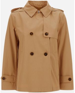 Herno Pea Coat - Natural