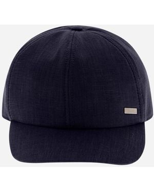 Herno Baseball Cap - Blue