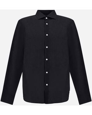 Herno Shirt Linen - Blue