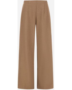 Herno Trousers - Natural