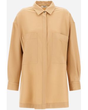 Herno Wool Flannel Shirt - Natural