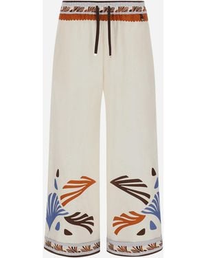 Herno Pants - White