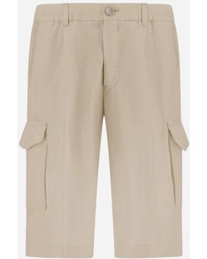 Herno Resort Shorts - Natural