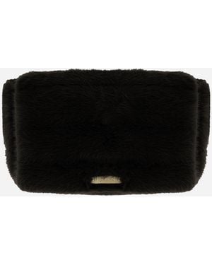 Herno Bag In Lady Alternative Fur - Black