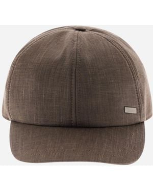Herno Baseball Cap - Brown