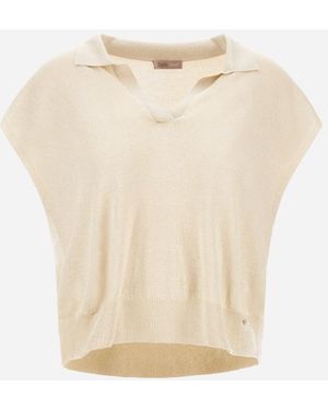 Herno Resort Polo Shirt - Natural