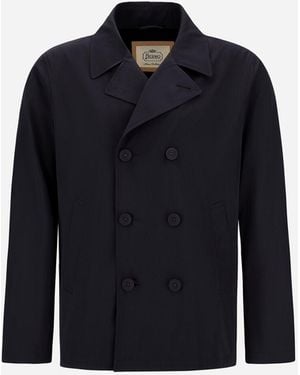 Herno Pea Coat - Blue