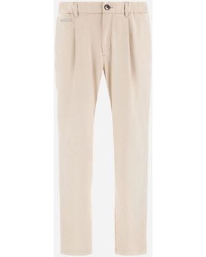 Herno Trousers - Natural