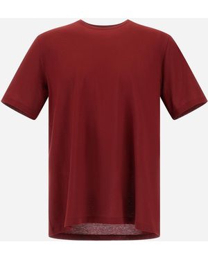 Herno Jersey Crepe T-Shirt - Red