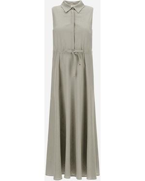 Herno ABITO IN LINEN BLEND - Multicolore