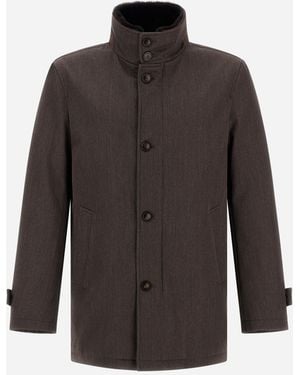 Herno Short Coat - Grey