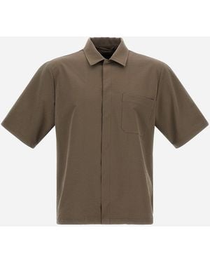 Herno Seer-Crease Shirt - Grey