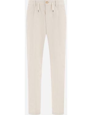 Herno Trousers - White