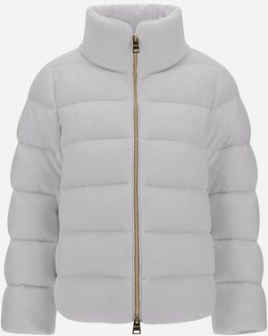 Herno Chaqueta De Shiny Knit Effect - Grey