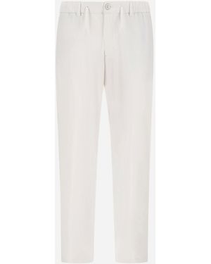 Herno Pants - White