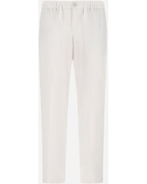 Herno Pants - White
