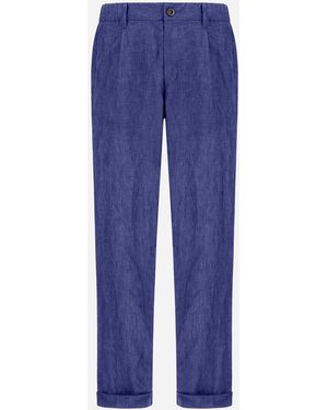 Herno Trousers - Blue