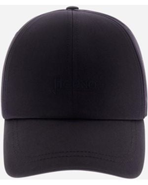 Herno Delon Baseball Cap - Blue