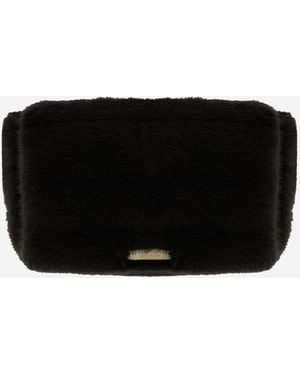 Herno Bag In Lady Alternative Fur - Black