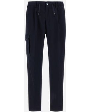 Herno Resort Cargo Trousers - Blue