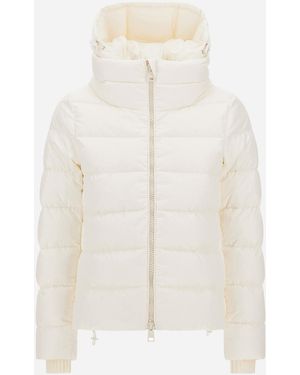 Herno Jacke Mit Stehkragen Aus Nylon Chamonix - Weiß