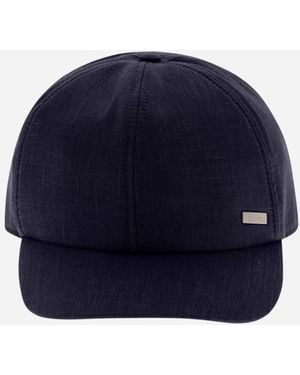 Herno Baseball Cap - Blue