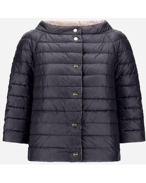 Herno Cappa Reversibile Nylon Ultralight - Blu