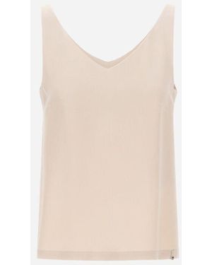 Herno Top Resort Aus Envers Satin - Weiß
