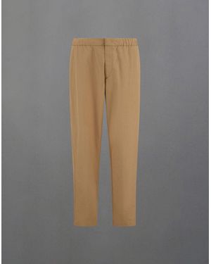 Herno Laminar Barrel-Fit Trousers - Natural
