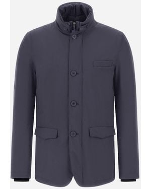 Herno Blazer With Bib - Blue