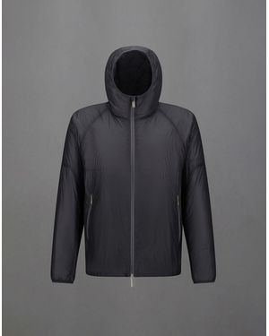 Herno Laminar Quilted Ripstop Hooded Jacket - Grey