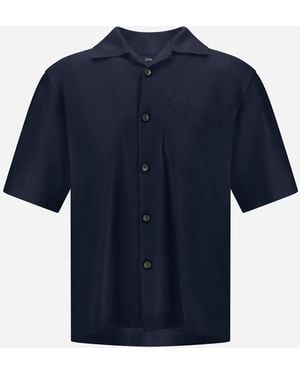 Herno Short-Sleeved Shirt - Blue