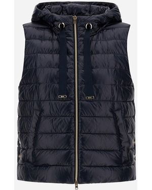 Herno SMANICATO IN NYLON ULTRALIGHT E MONOGRAM LUREX - Blu