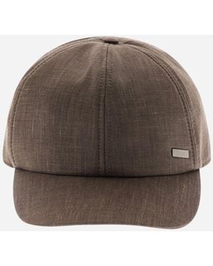 Herno Baseball Cap - Brown
