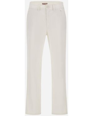 Herno Resort Cotton Feel Trousers - White