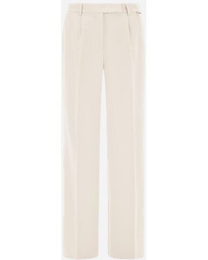 Herno Flawless Woven Trousers - White