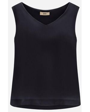 Herno V-Neck Top - Blue