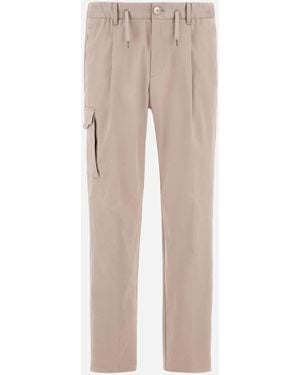 Herno Resort Pants - Natural