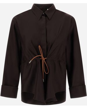 Herno Wool And Silk Shirt - Black