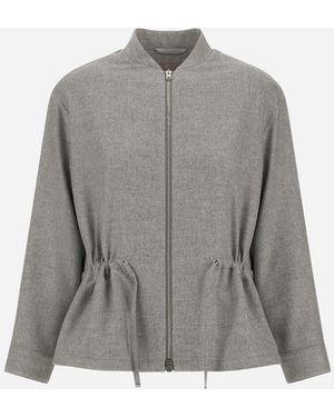 Herno Resort Short Parka - Gray